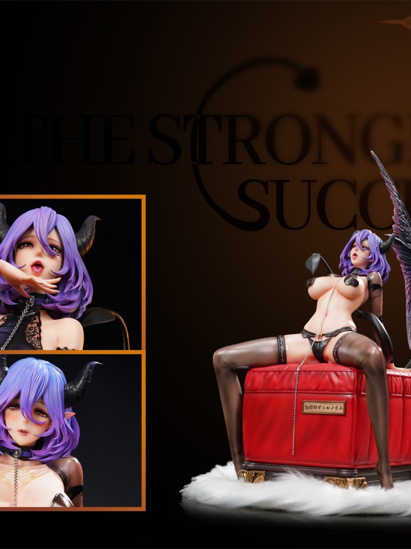 ShengGe Studio Vermeil in Gold Succubus Vermeil Hot Sexy 1/4 Statue